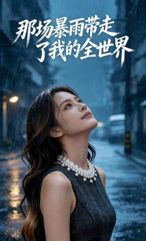 短剧《那场暴雨带走了我的全世界》海报