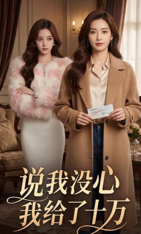 短剧《说我没心我给了十万》海报