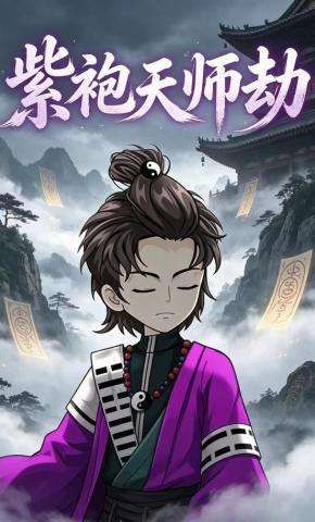 短剧《紫袍天师劫》海报