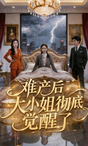 短剧《难产后大小姐彻底觉醒了》海报