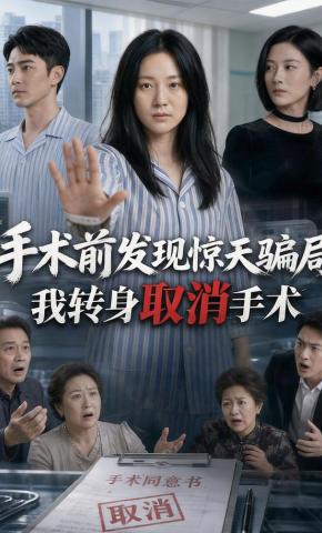 短剧《手术前发现惊天骗局！我转身取消手术》海报