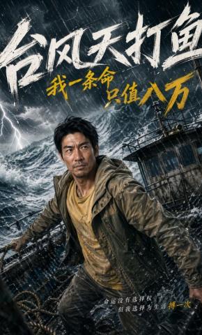 短剧《台风天打鱼，我一条命只值八万？》海报
