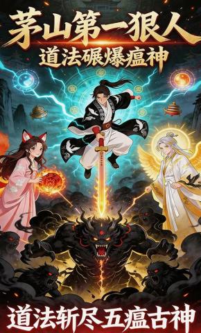 短剧《茅山第一狠人，道法碾爆瘟神》海报