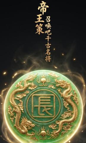 短剧《帝王策召唤吧千古名将》海报