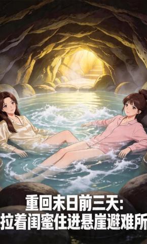 短剧《重回末日前三天：拉着闺蜜住进悬崖避难所》海报
