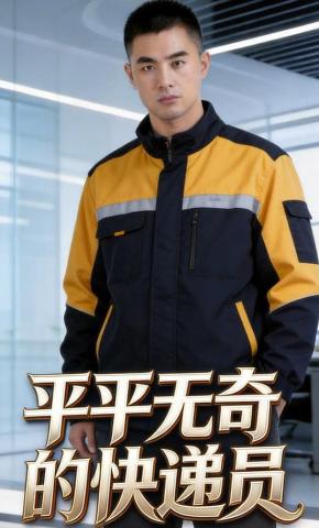 短剧《平平无奇的快递员》海报