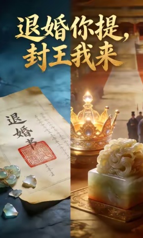 短剧《退婚你提，封王我来》海报