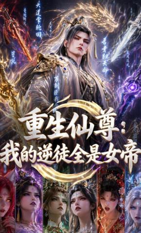 短剧《重生仙尊：我的逆徒全是女帝》海报