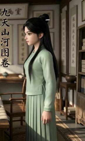 短剧《九天山河图卷》海报