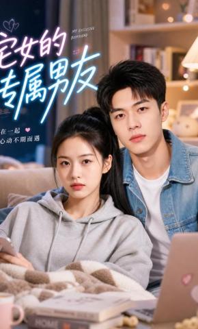 短剧《宅女的专属男友》海报