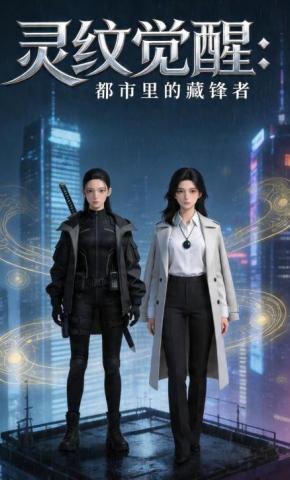 短剧《灵纹觉醒：都市里的藏锋者》海报