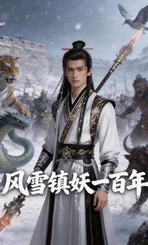 短剧《风雪镇妖一百年》海报