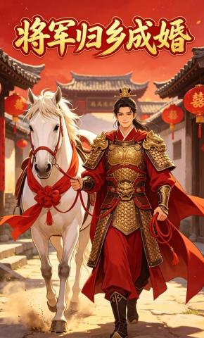 短剧《将军归乡成婚》海报
