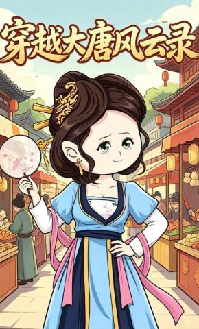 短剧《穿越大唐风云录》海报