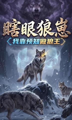 短剧《瞎眼狼崽：我靠预知做狼王》海报
