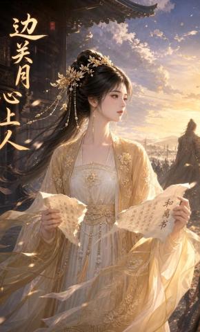 短剧《边关月，心上人》海报