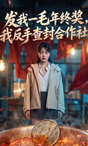 短剧《发我一毛年终奖，我反手查封合作社》海报