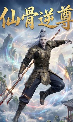 短剧《仙骨逆尊》海报