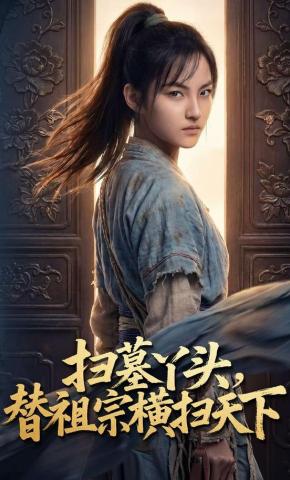 短剧《扫墓丫头，替祖宗横扫天下》海报