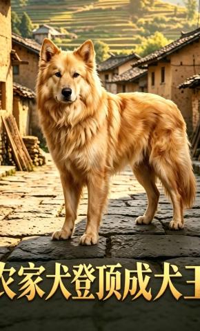 短剧《农家犬登顶成犬王》海报