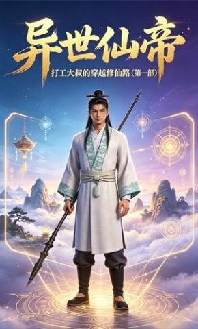 短剧《异世仙帝：打工大叔的穿越修仙路（第一部）》海报