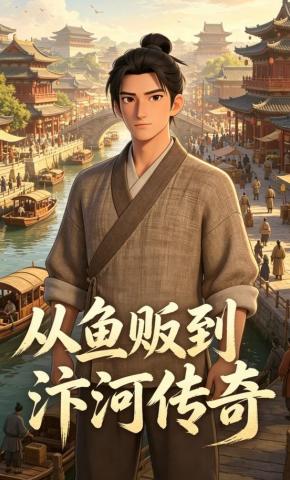 短剧《从鱼贩到汴河传奇》海报
