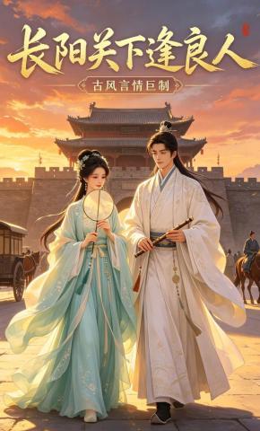 短剧《长阳关下逢良人》海报