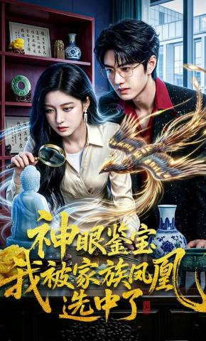短剧《神眼鉴宝我被家族凤凰选中了》海报