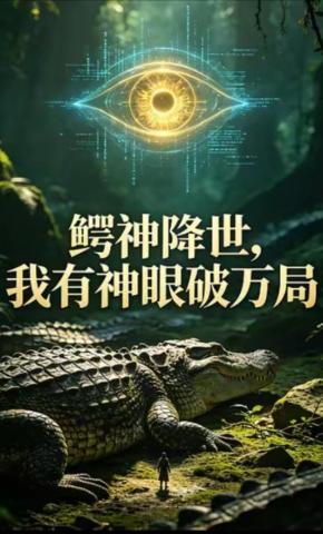 短剧《鳄神降世，我有神眼破万局》海报