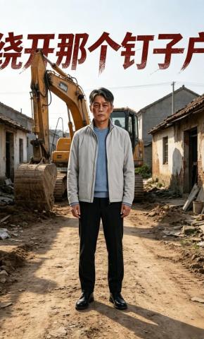 短剧《绕开那个钉子户》海报