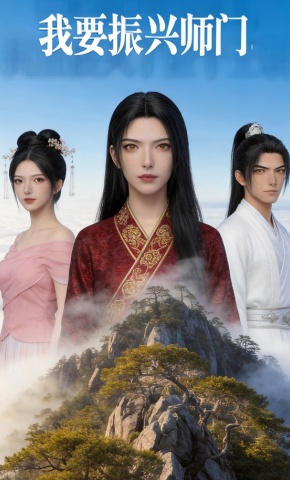 短剧《我要振兴师门》海报