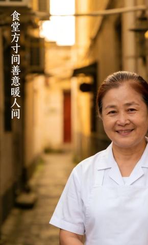 短剧《食堂方寸间善意暖人间》海报