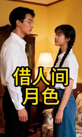 短剧《借人间月色》海报