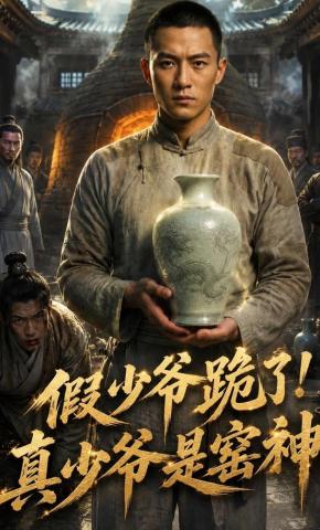 短剧《假少爷跪了！真少爷是窑神》海报