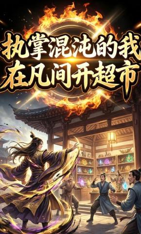 短剧《执掌混沌的我，在凡间开超市》海报