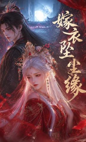 短剧《嫁衣坠尘缘》海报