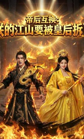 短剧《帝后互换：朕的江山要被皇后拆了》海报