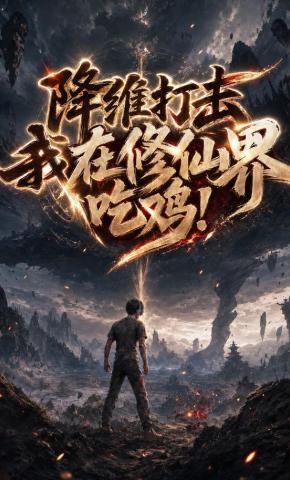 短剧《降维打击我在修仙界吃鸡！》海报