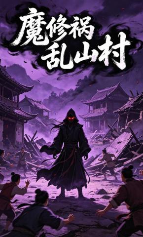 短剧《魔修祸乱山村》海报