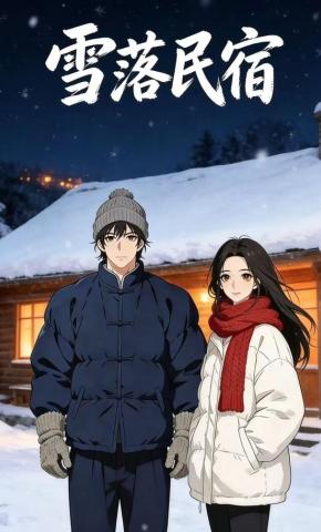 短剧《雪落民宿》海报