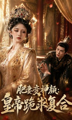 短剧《肥妻变神颜：皇帝跪求复合》海报