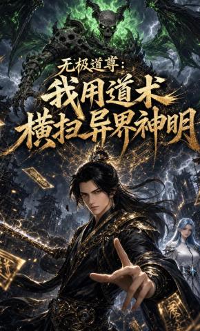 短剧《无极道尊：我用道术横扫异界神明》海报