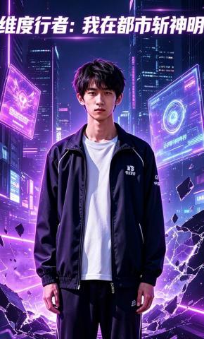 短剧《维度行者：我在都市斩神明》海报