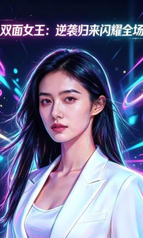 短剧《双面女王：逆袭归来闪耀全场》海报