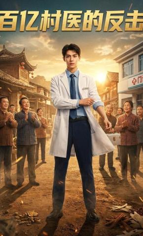 短剧《百亿村医的反击》海报