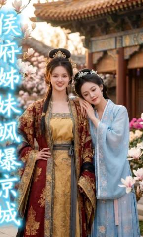 短剧《侯府姊妹飒爆京城》海报