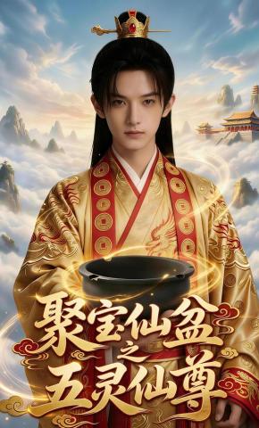 短剧《聚宝仙盆：五灵仙尊》海报