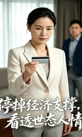 短剧《停掉经济支撑，看透世态人情》海报