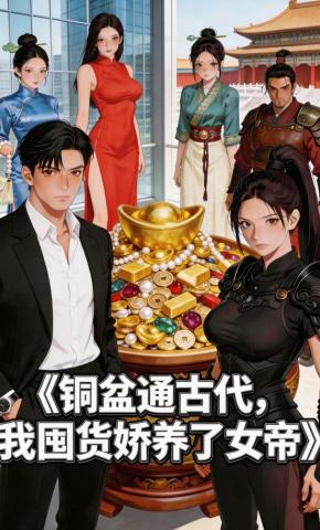 短剧《铜盆通古代，我囤货娇养了女帝》海报