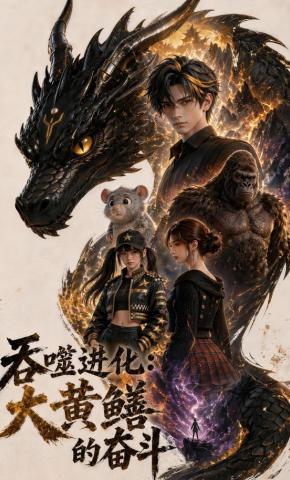 短剧《吞噬进化：大黄鳝的奋斗》海报